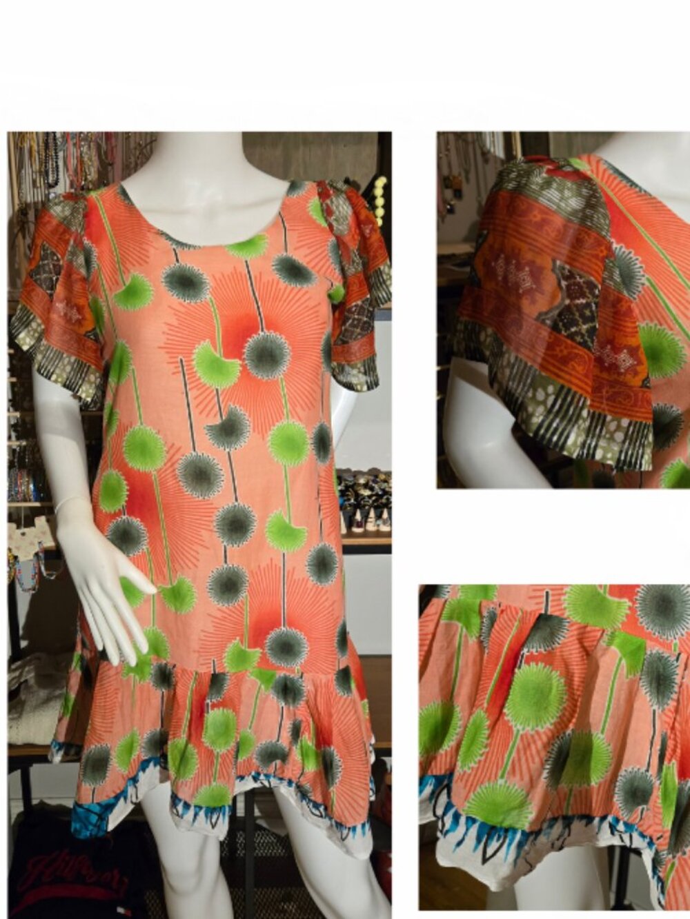 Light Colorful Mini Dress size small